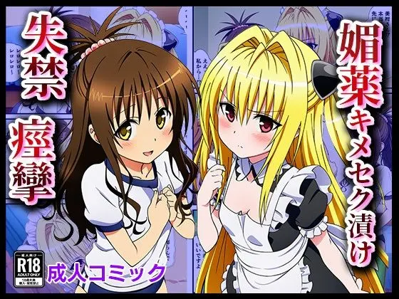 媚薬キメセク漬け!失禁痙攣アクメでアヘとろ肉便器に 〜美柑、ヤミ編〜【ToLOVEる】
